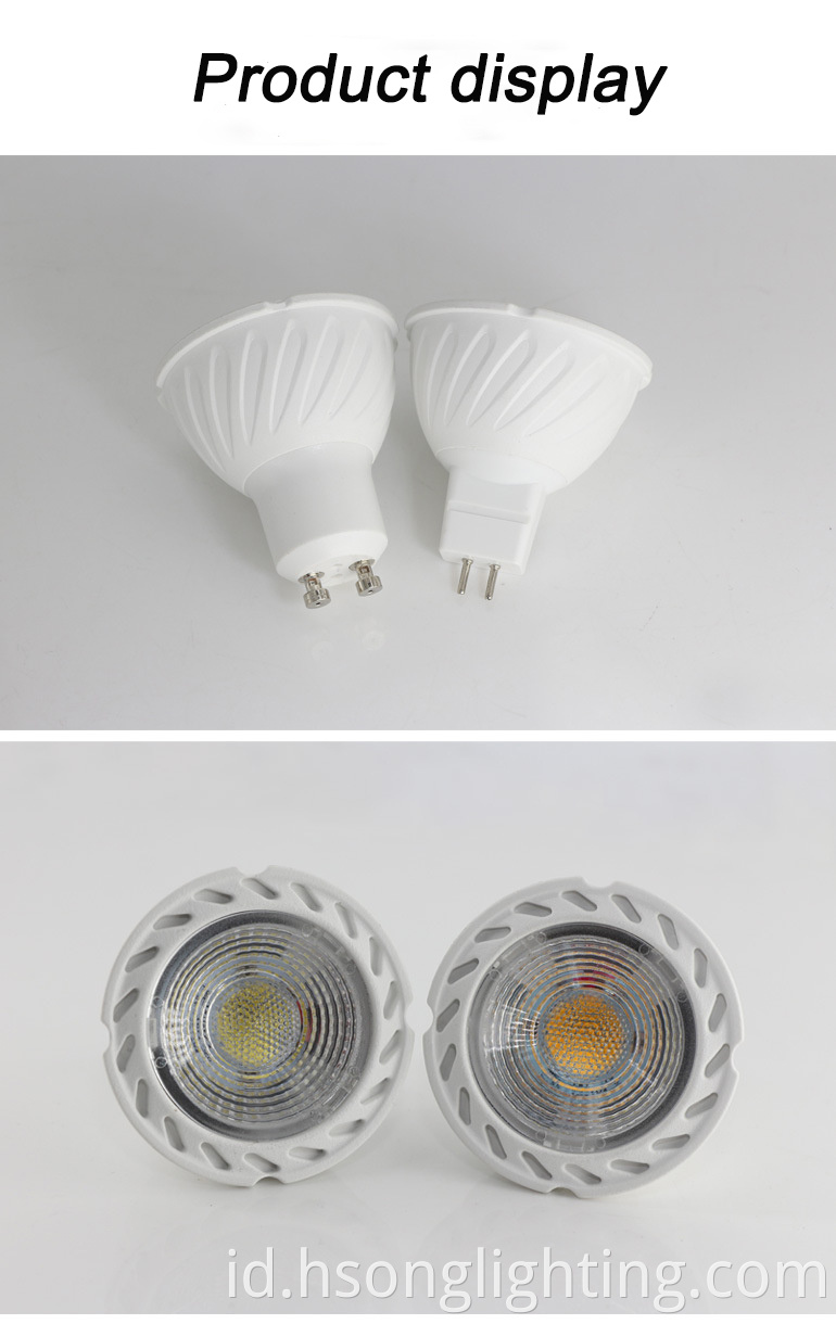 Outlet pabrik dalam ruangan LED Sorotan LED GU10 GU5.3 MR16 LED LAMP CUP